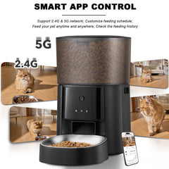 MZZ cat feeder app control for remote scheduling and portions.