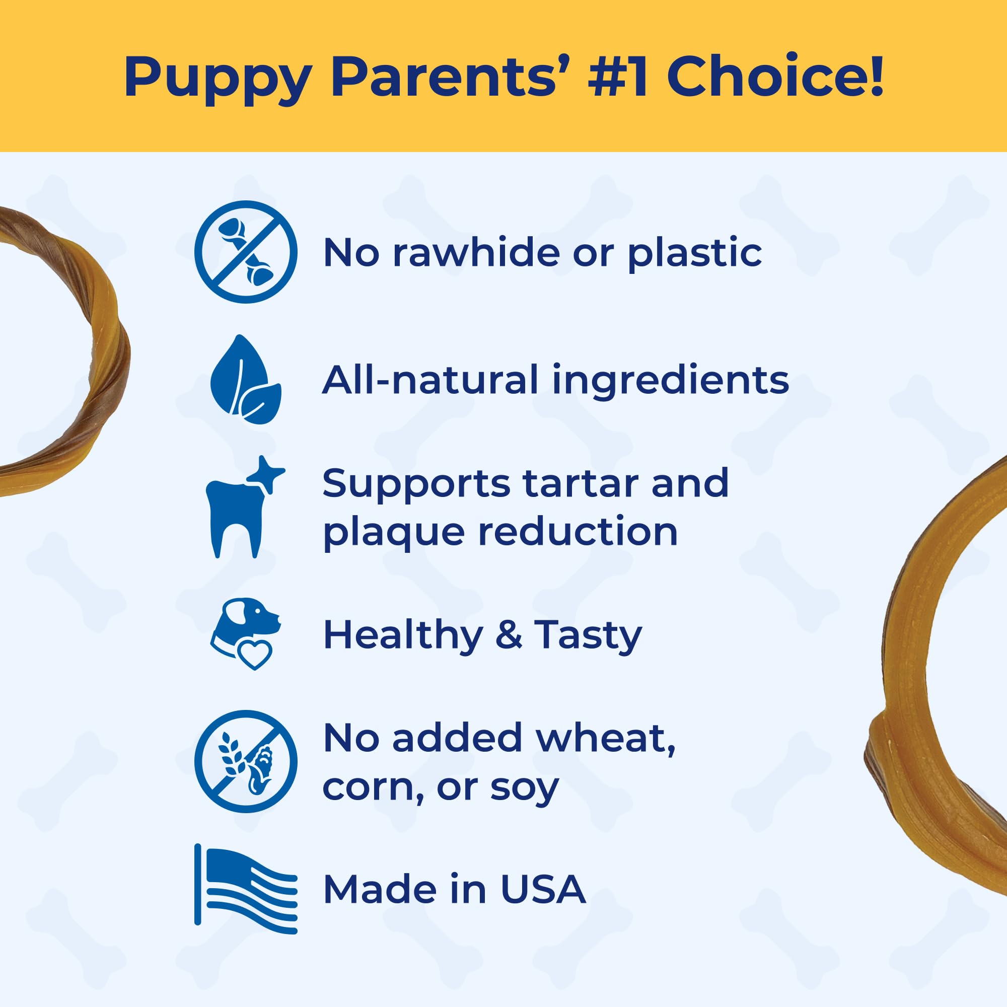 N-Bone teething ring USA-made with quality ingredients.