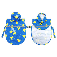 NACOCO raincoat with adjustable belly strap for a snug fit.