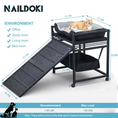 NAILDOKI storage pocket and kennel design keeps pet essentials handy.