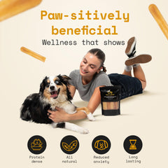 Close-up texture emphasizes dense chew designed for long-lasting engagement.