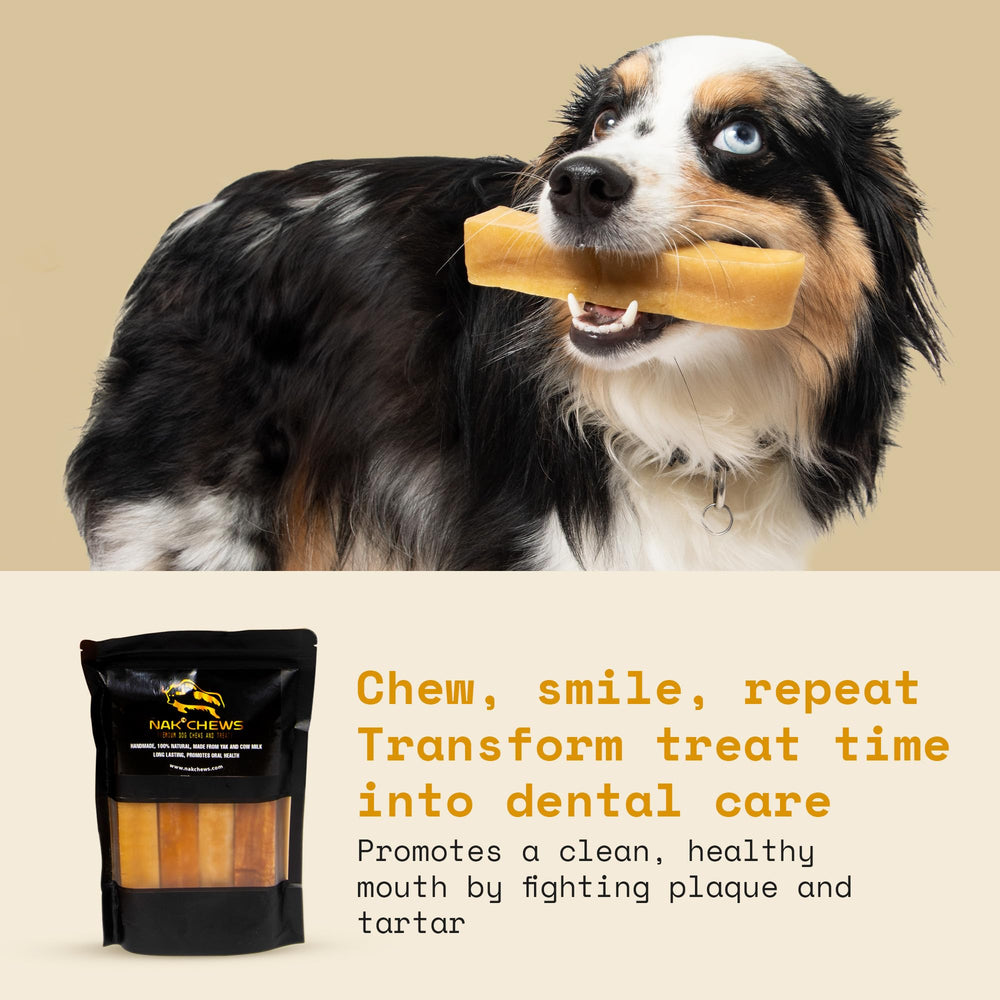 Close-up of ingredients communicates protein-rich snack for small breeds.