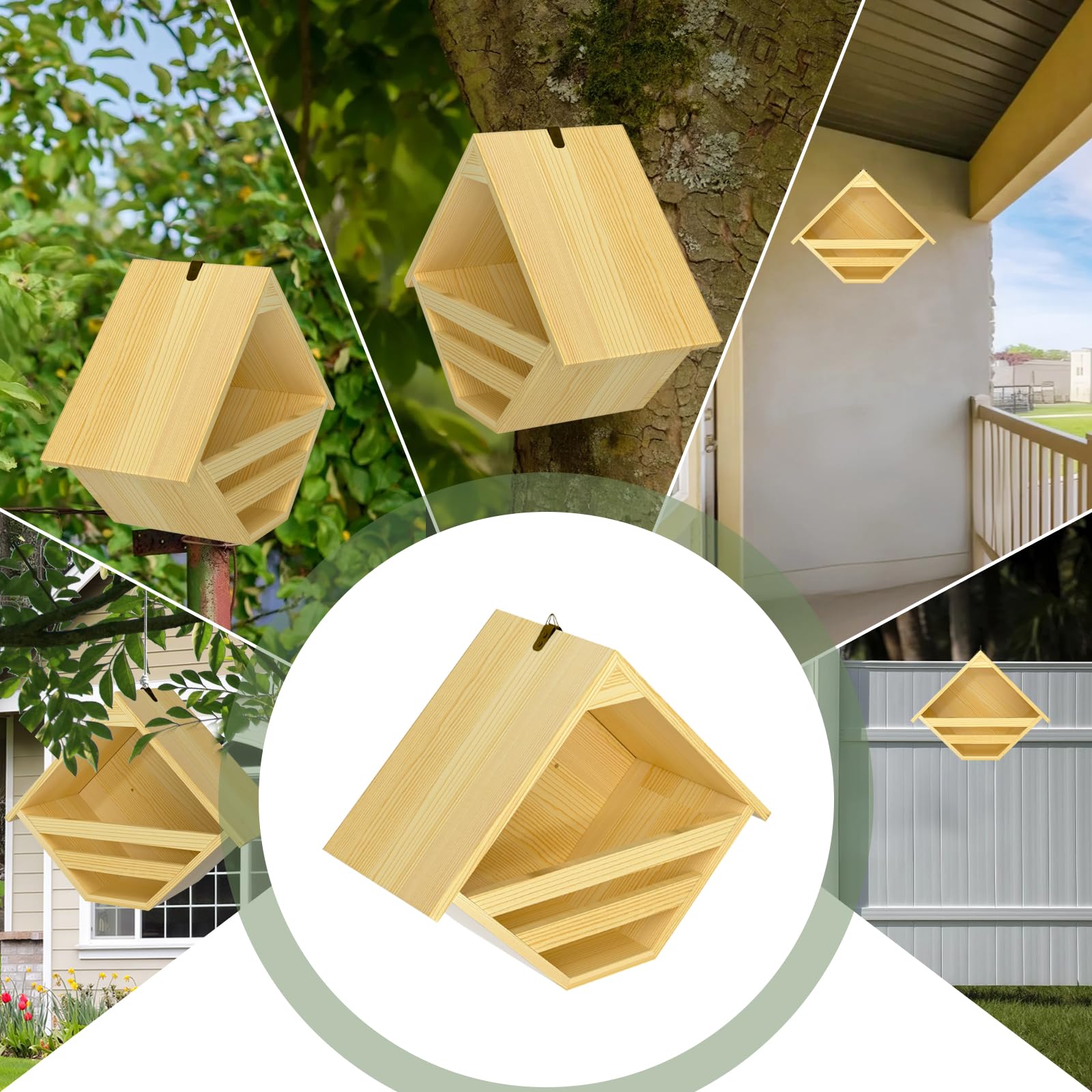 Nalwort Dove Nesting Box garden decor adds rustic charm to yard