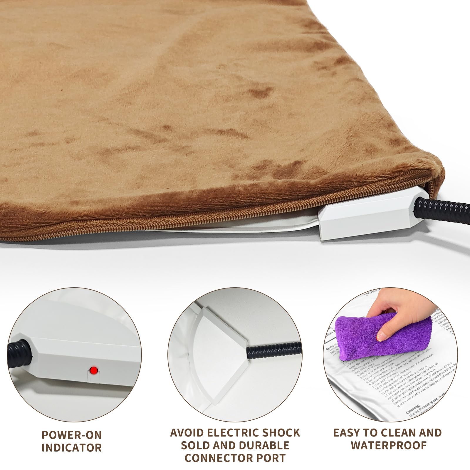 NAMOTEK removable washable cover for easy cleaning.