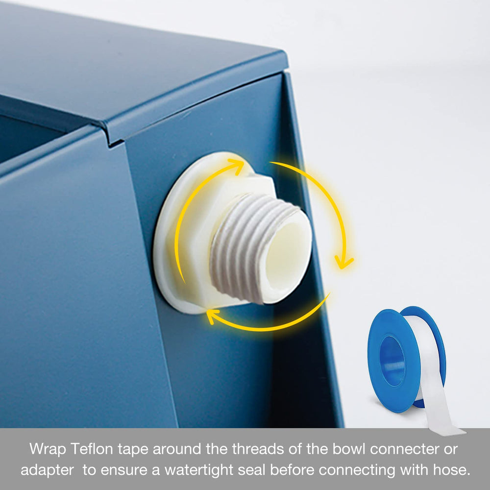 NAMSAN 59-inch water hose allows flexible installation and routing.