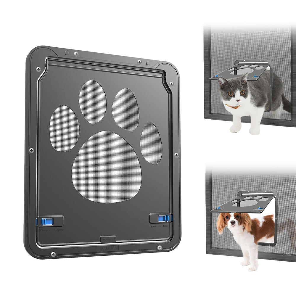 NAMSAN cat door 8x10 opening for easy pet access.