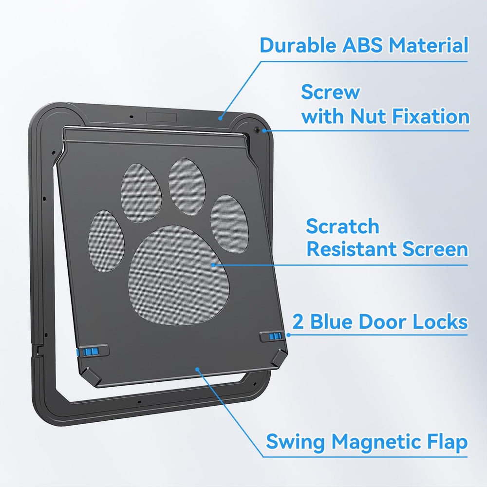 NAMSAN cat door lockable feature provides controlled access.
