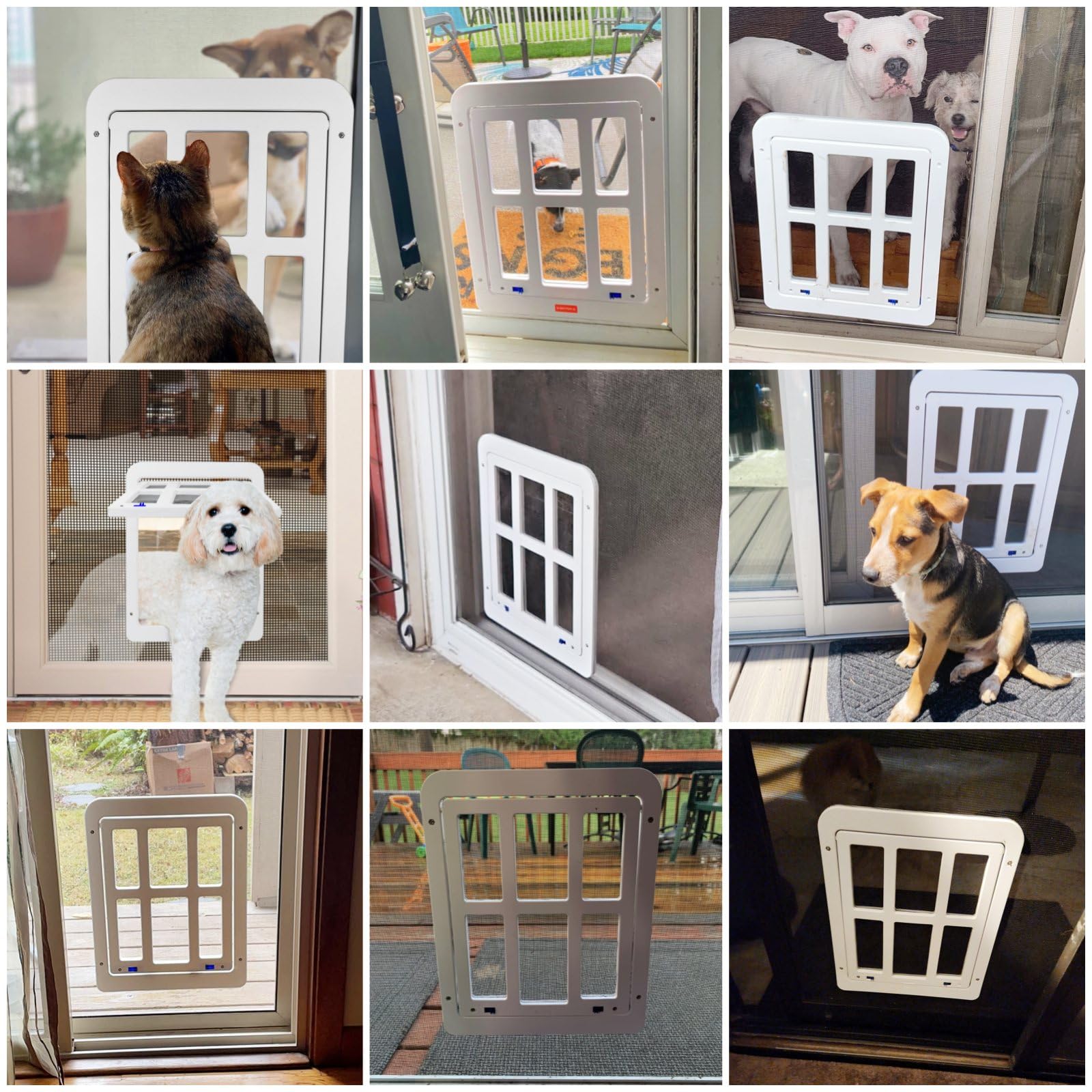 NAMSAN dog door outer frame 134x175 for sturdy setup