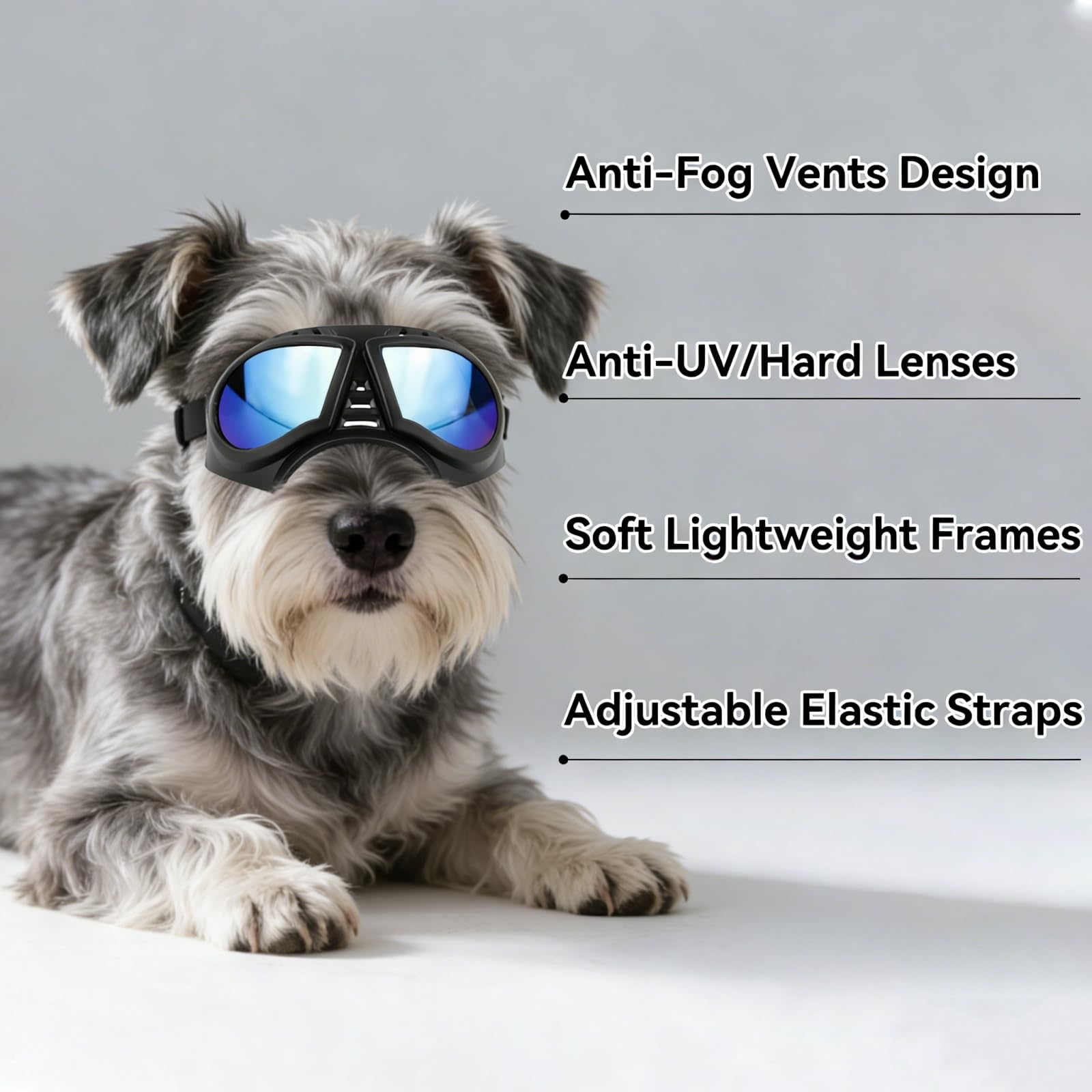 NAMSAN goggles use adjustable straps for secure, customizable fit.