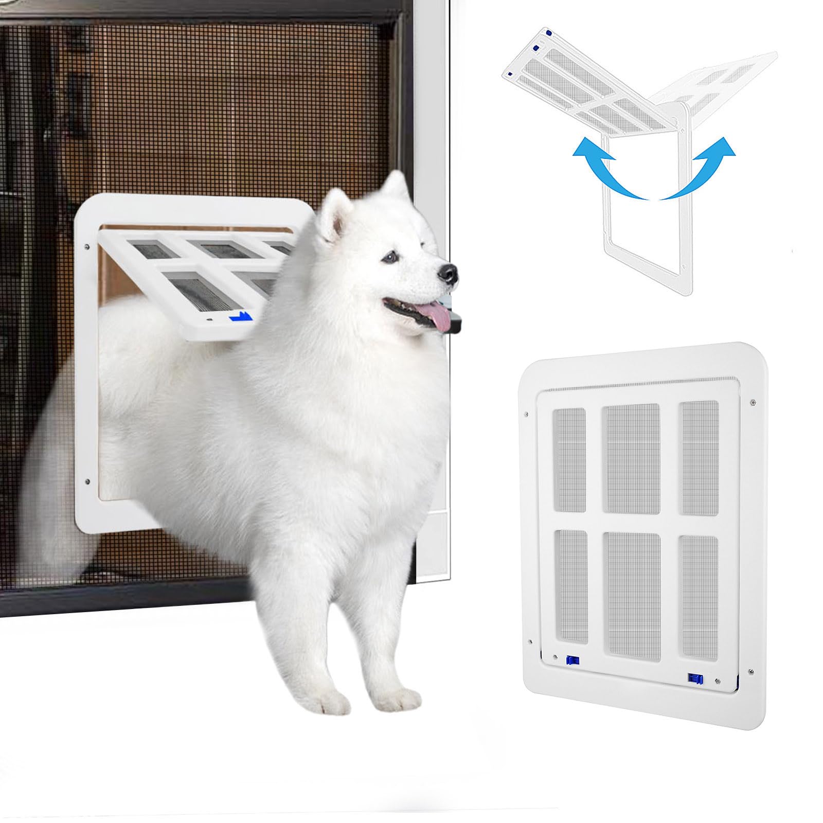 NAMSAN dog screen door flap opening for easy pet entry