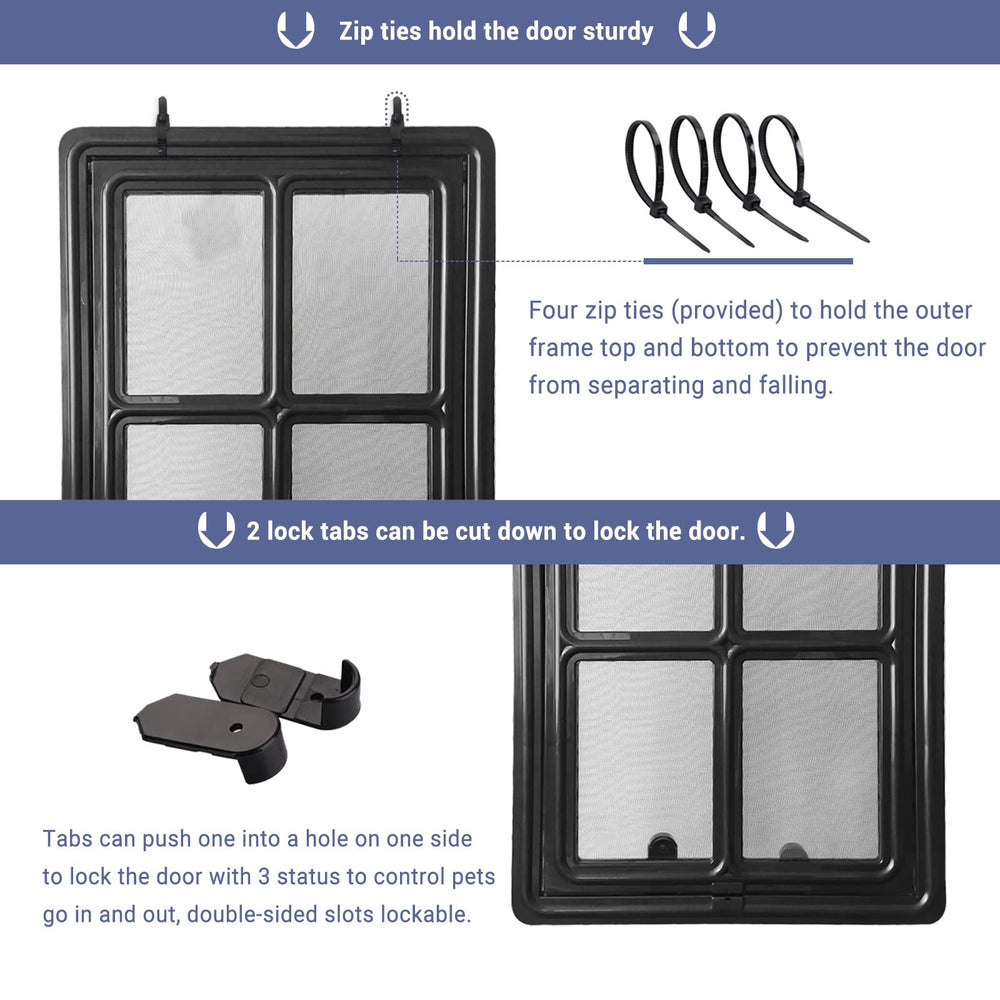NAMSAN outer frame 13.8x18 inches fits many door openings