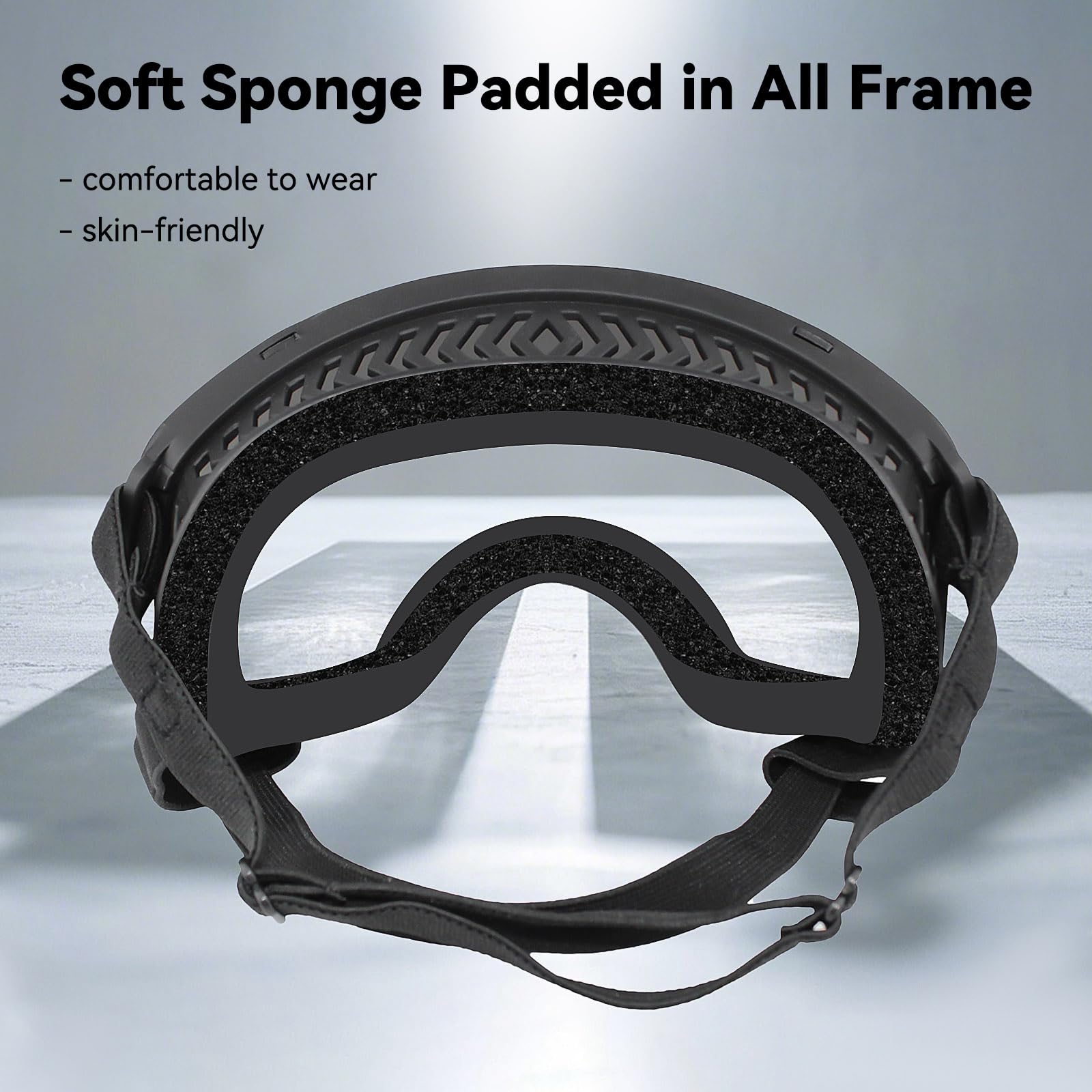 NAMSAN Windproof dustproof goggles shield dogs during outdoor adventures.