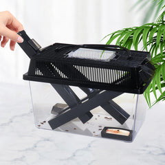 NANEEZOO Cricket Keeper removable lid for ventilation during feeding