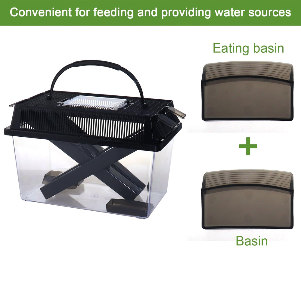NANEEZOO Cricket Keeper ventilated chamber supports airflow and comfort