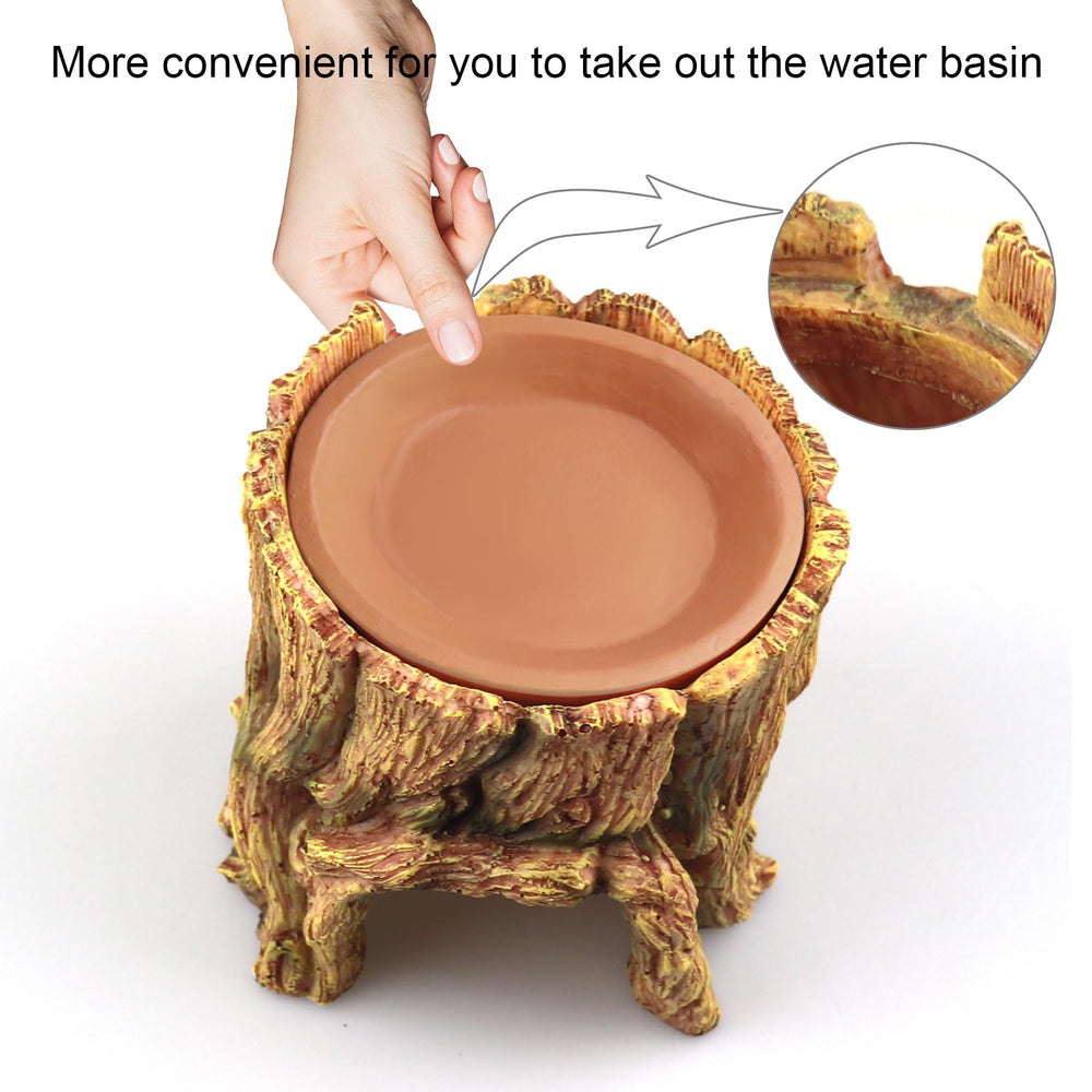 NANEEZOO easy-clean removable basin simplifies maintenance.