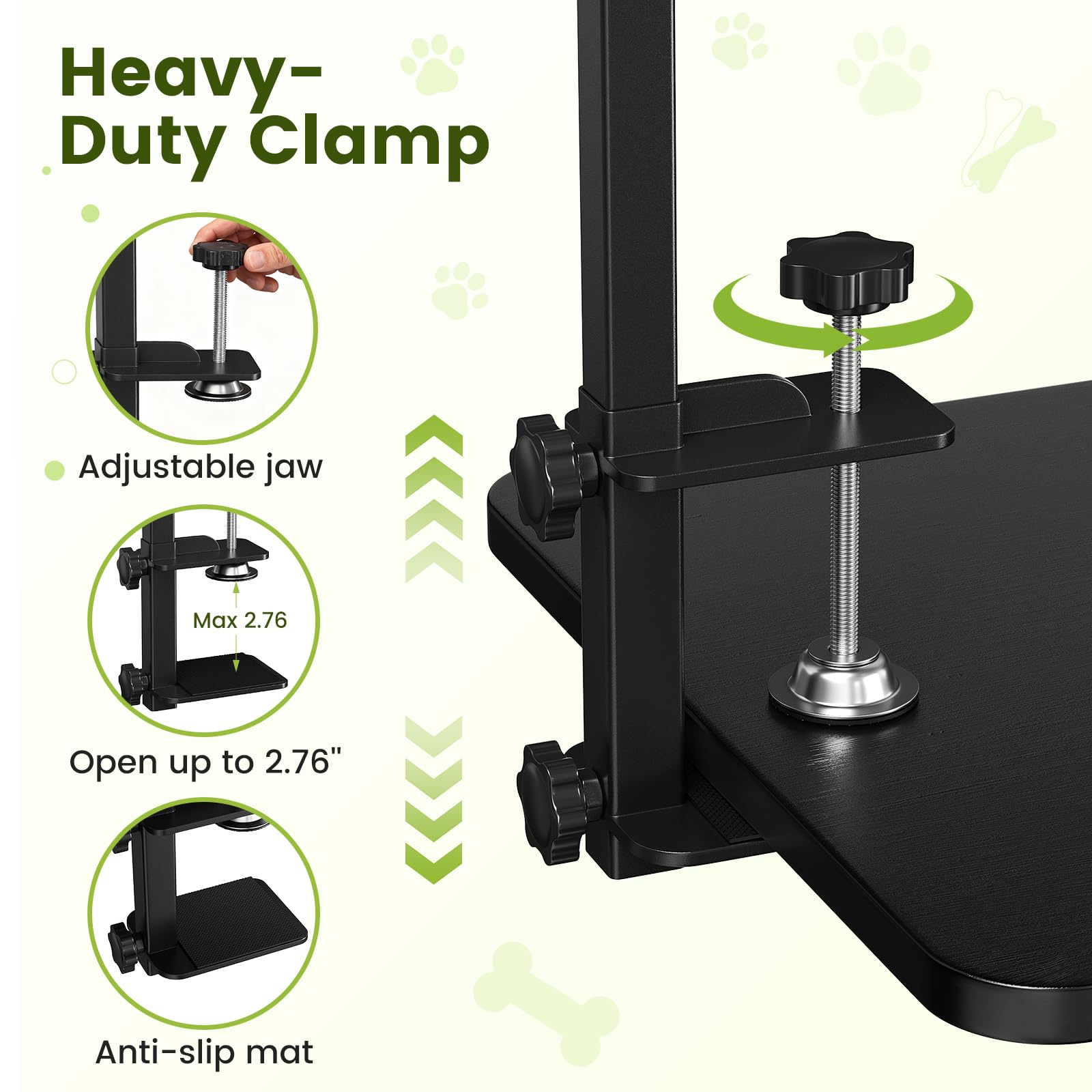 NantFun adjustable height from 20 to 42 inches fits breeds.