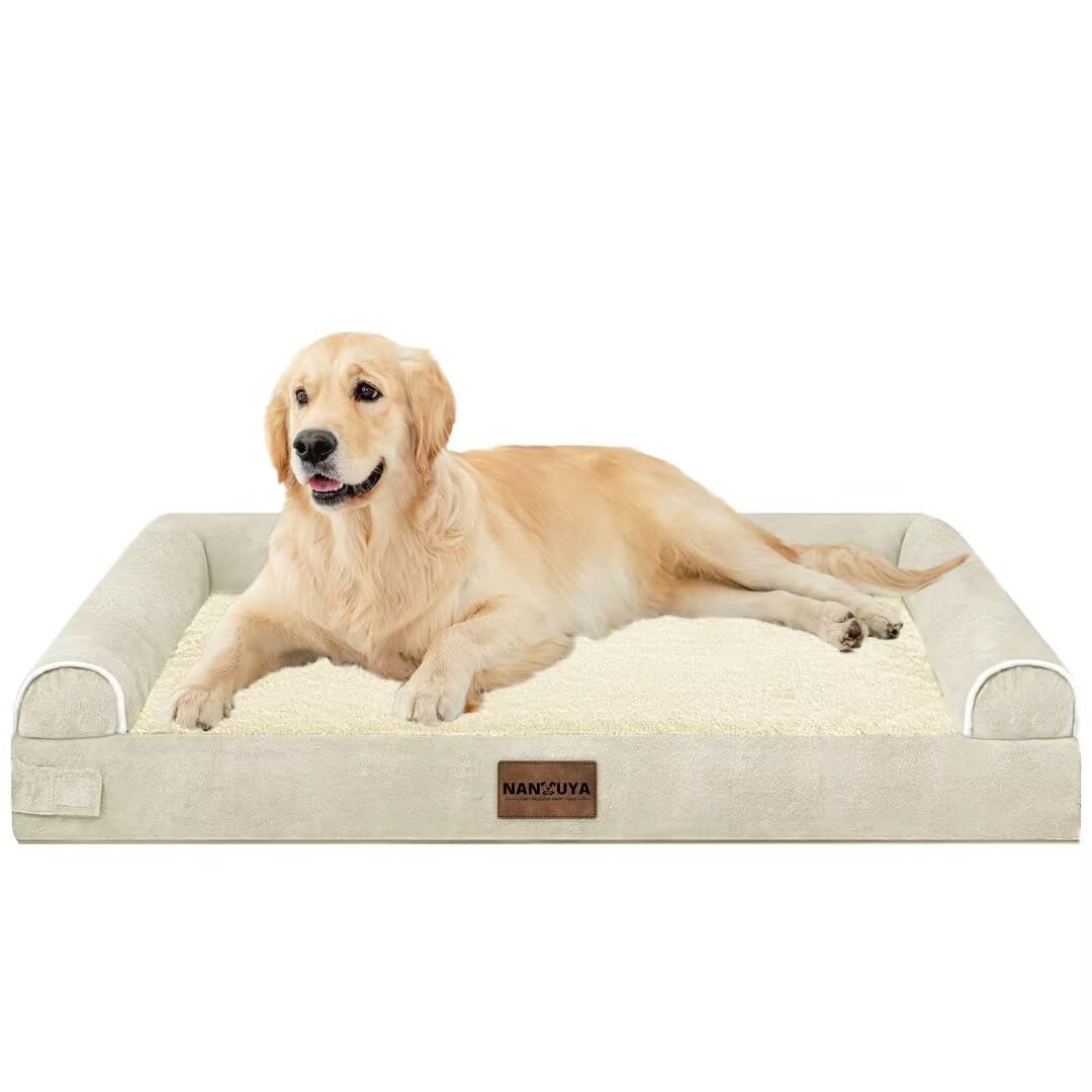 NANUYA 26x22-inch sleeping surface suited for large dogs.