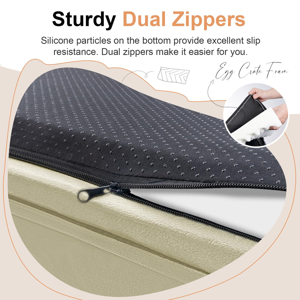 NANUYA soft velvet surface offers a cozy nap experience.