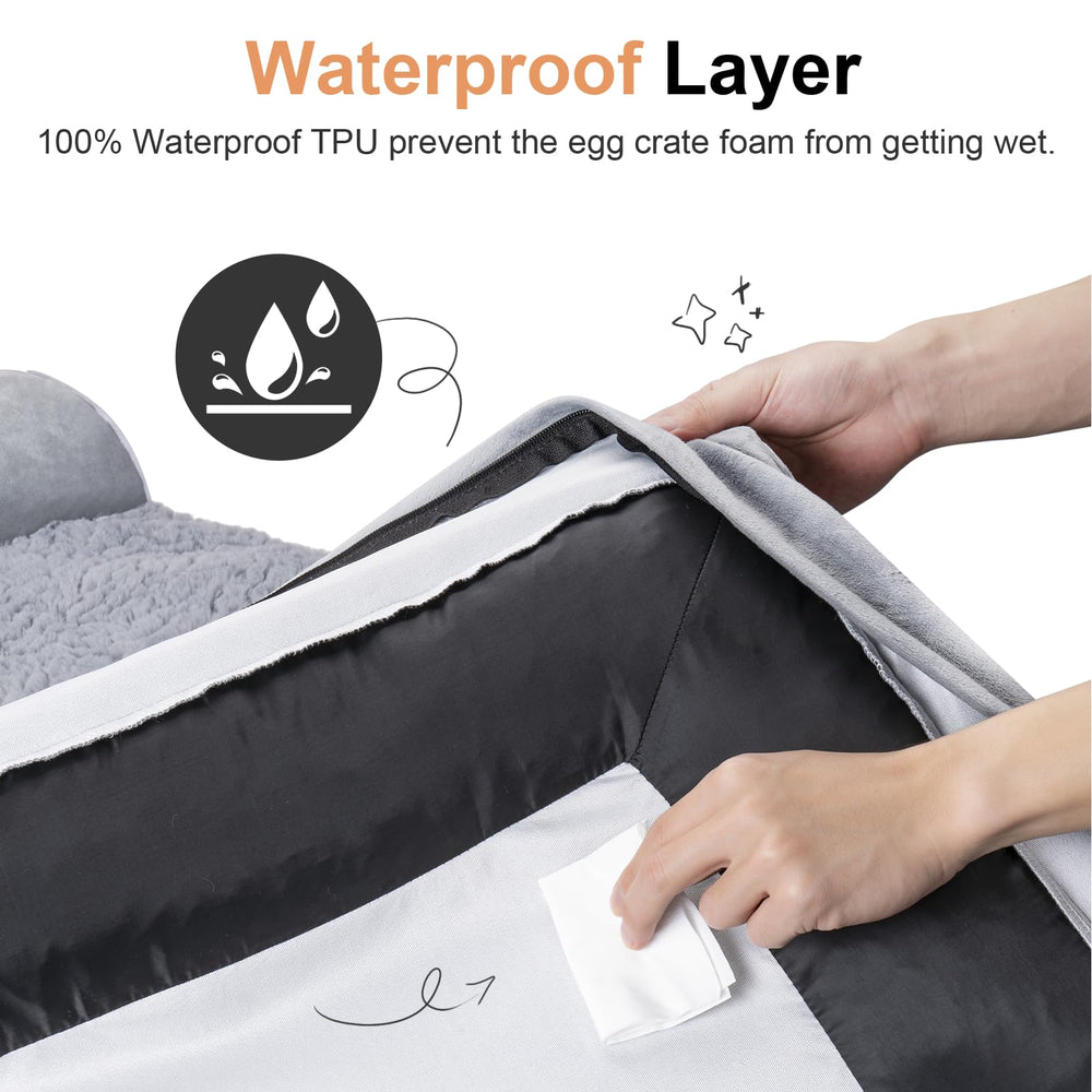 NANUYA washable cover on the bed keeps bedding clean