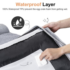 NANUYA washable cover on the bed keeps bedding clean