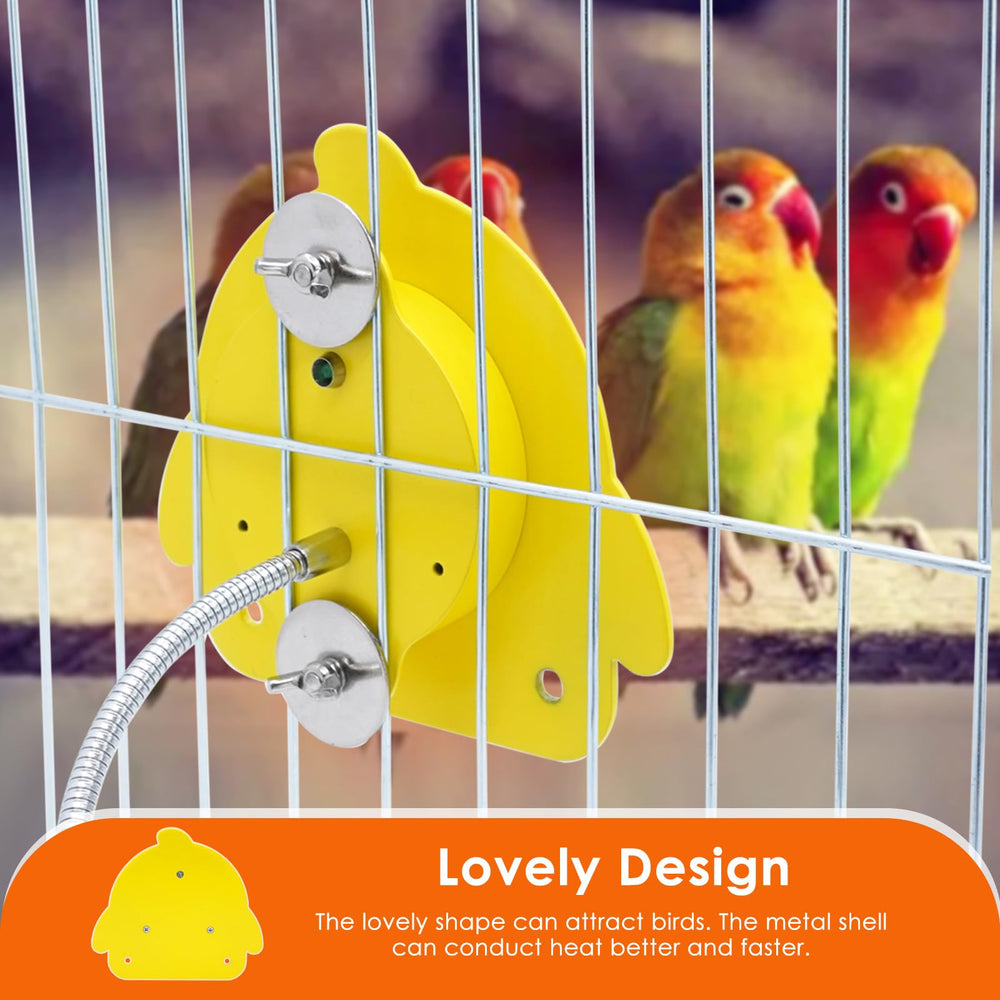 NAOEDEAH Bird Heater warm perch promotes cozy snuggling.