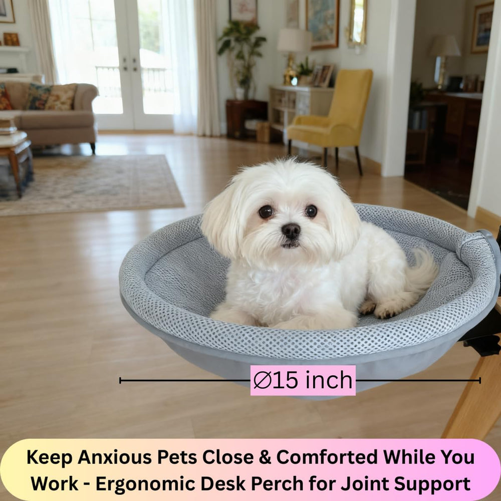 Naprohiur cat desk bed diameter 15.75 inches for comfy space