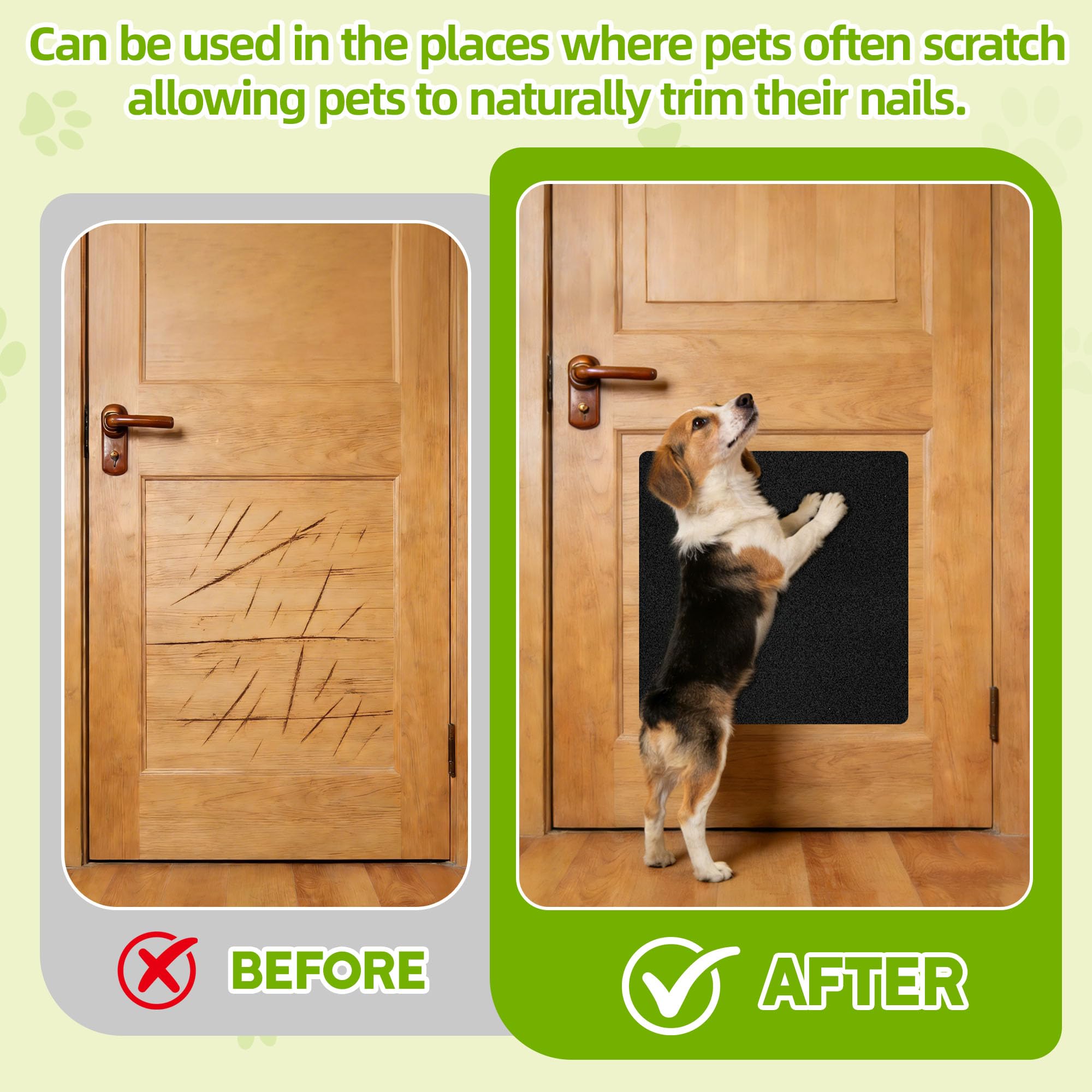 Narisley self-adhesive scratch board backing secures surfaces