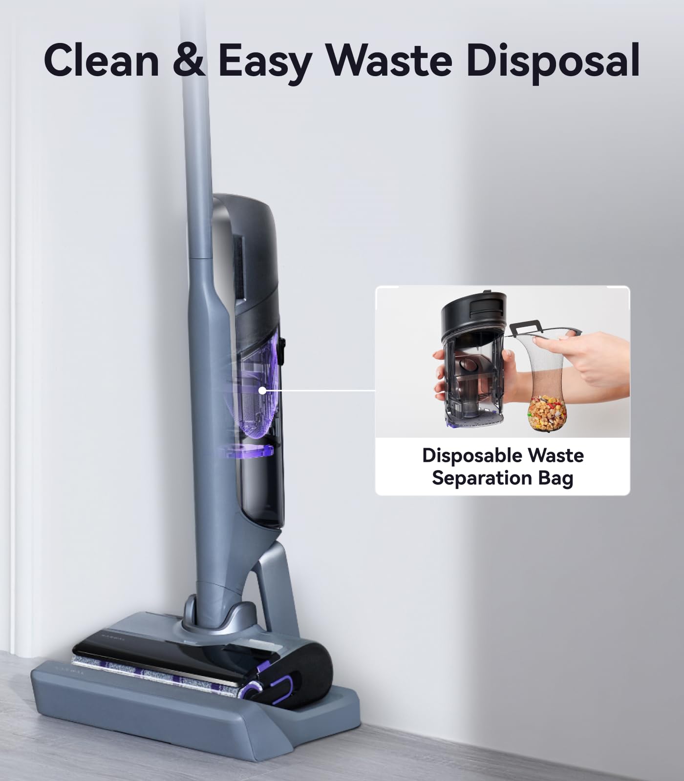 Narwal S30 Pro 30-bags packaging highlights ready-to-use disposables.