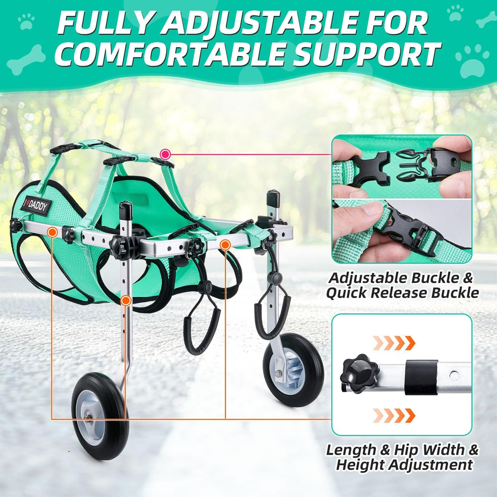 Nasjac adjustable structure fits different dog sizes for everyday use.
