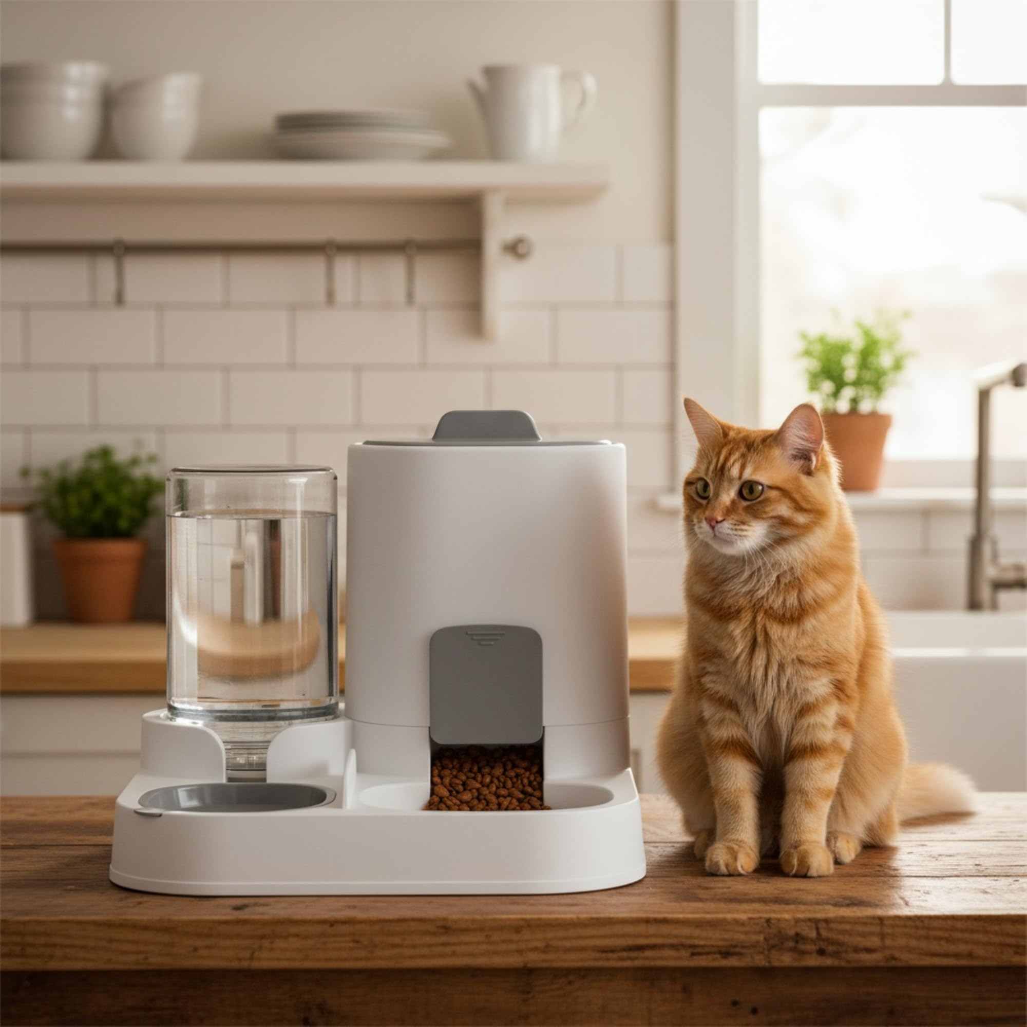 NASTELLA anti-spill water dispenser minimizes mess during busy days