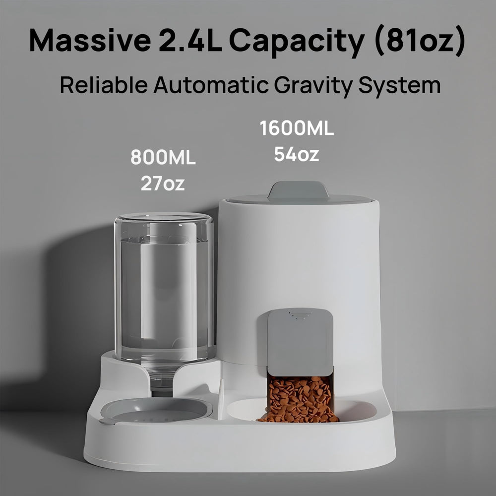 NASTELLA gravity feeder base stability stays steady during meals