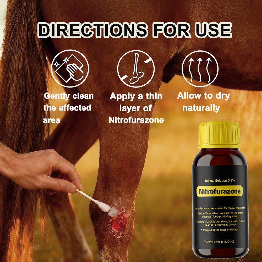 NateNatenight Nitrofurazone water-soluble base enables quick cleanup.