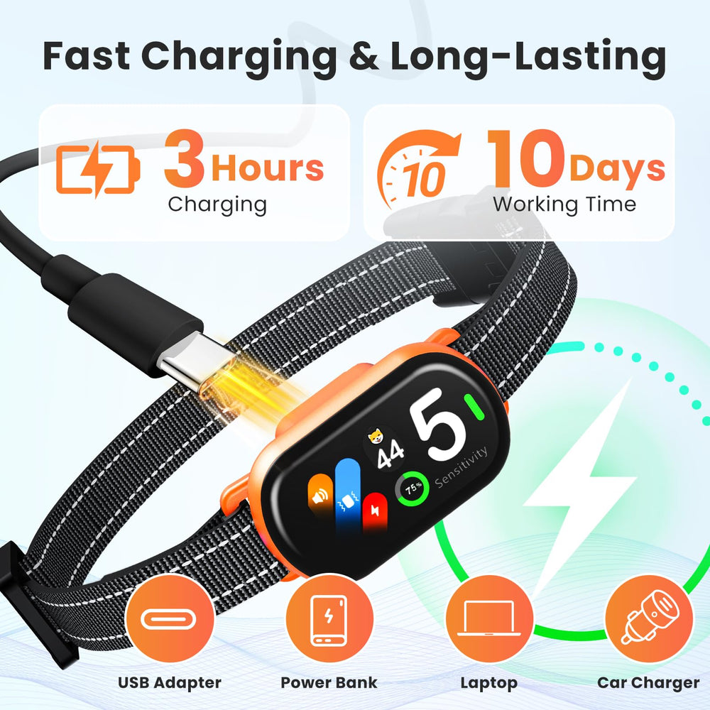 NATGOVOD long-lasting charge lasts up to 10 days.