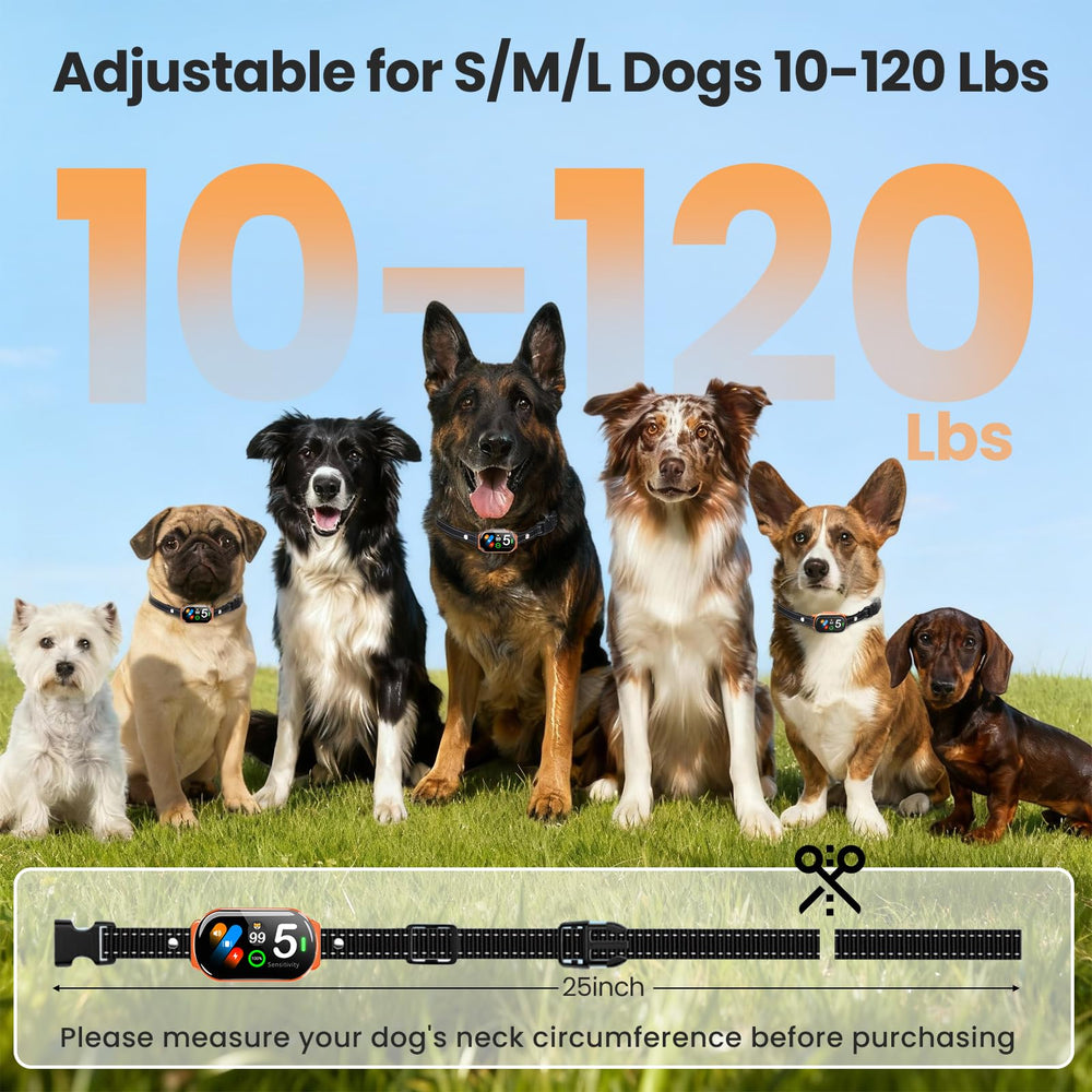 NATGOVOD adjustable strap fits necks 8-25 inches.