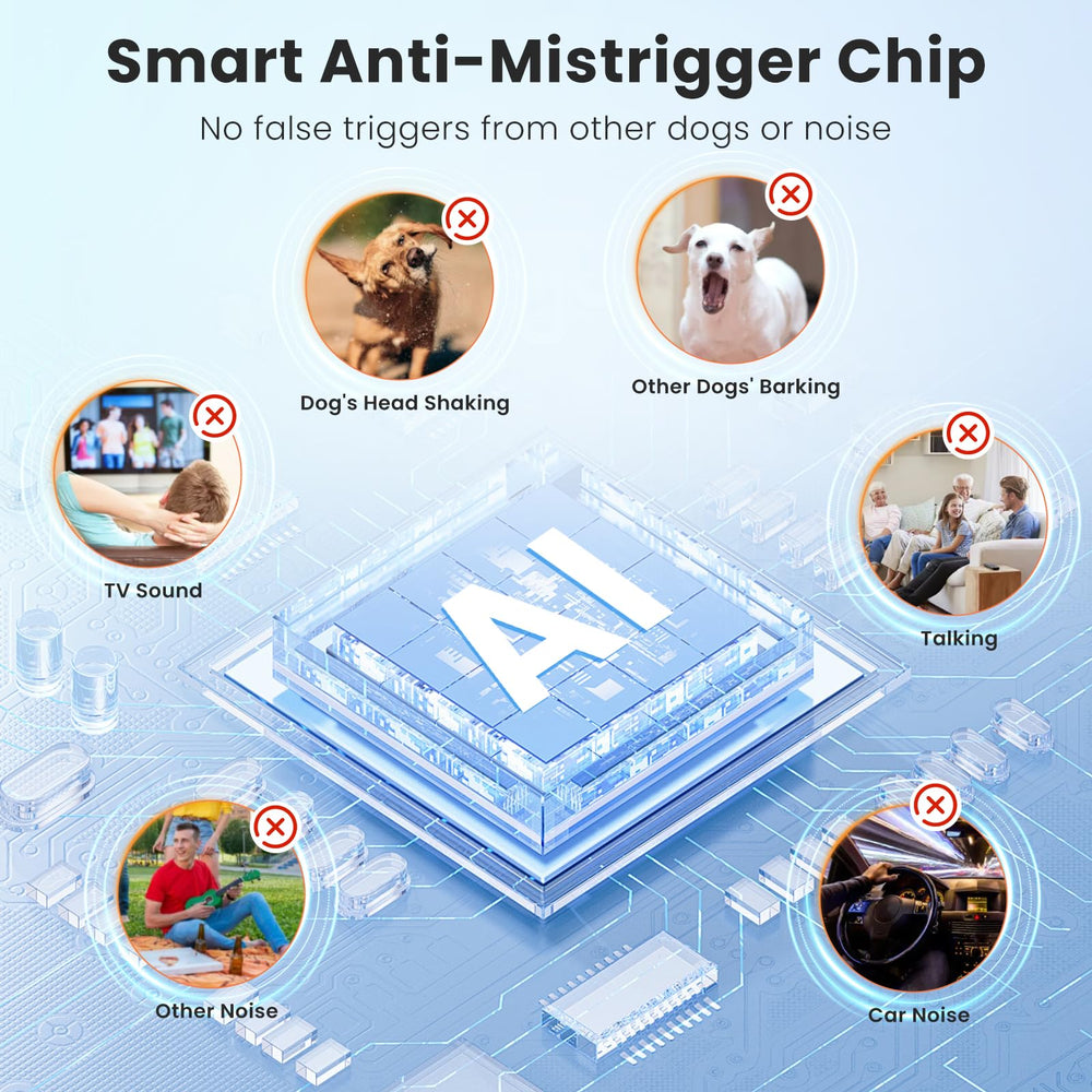 NATGOVOD smart anti-bark technology reduces false triggers at home.