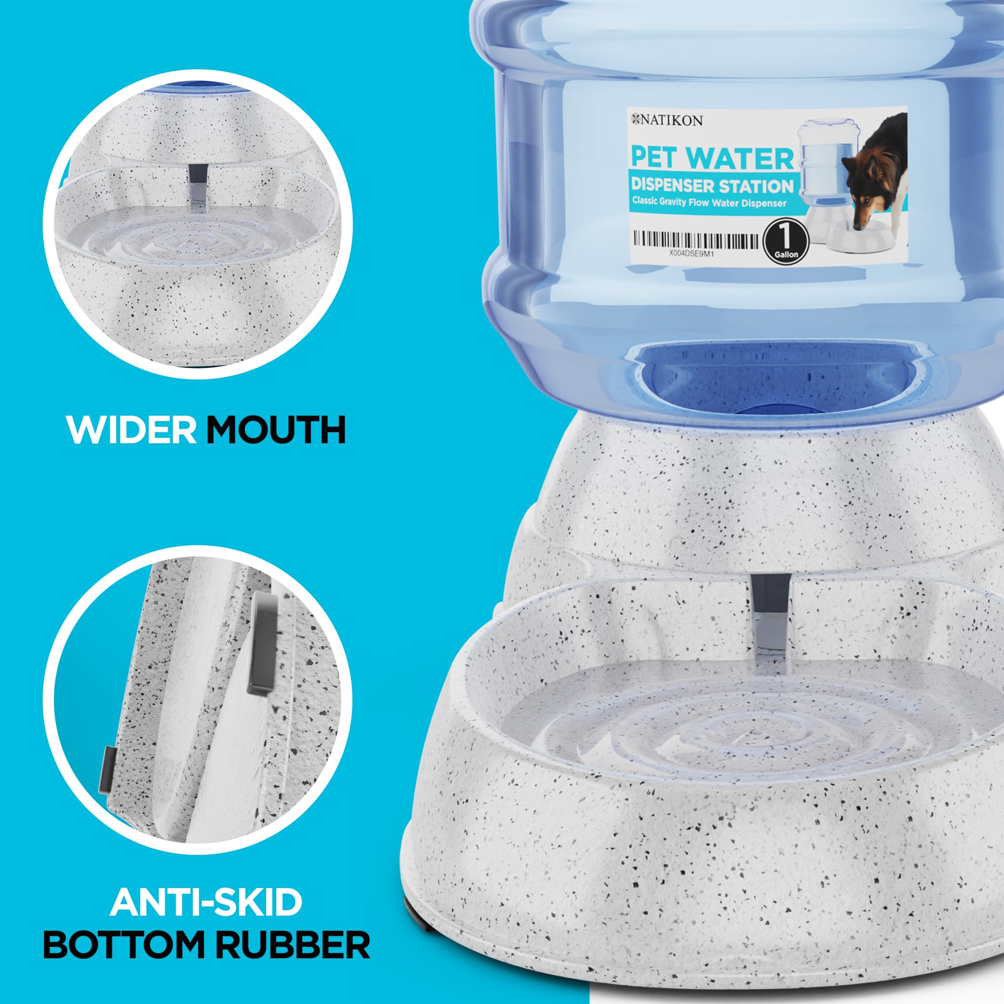 NATIKON removable parts for easy cleaning and maintenance