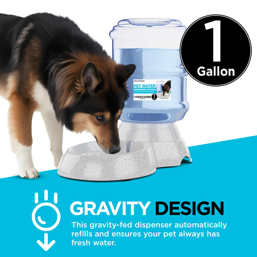 NATIKON sleek design water dispenser for tidy feeding areas