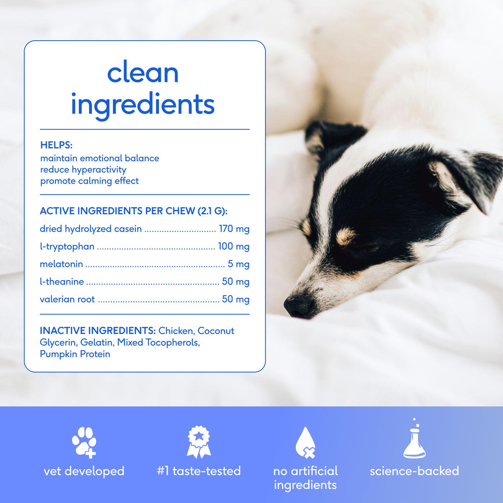 Native Pet Advanced Calming Chews real chicken flavor dogs enjoy