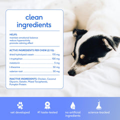 Air-dried formulation preserves potency in Native Pet calming chews.