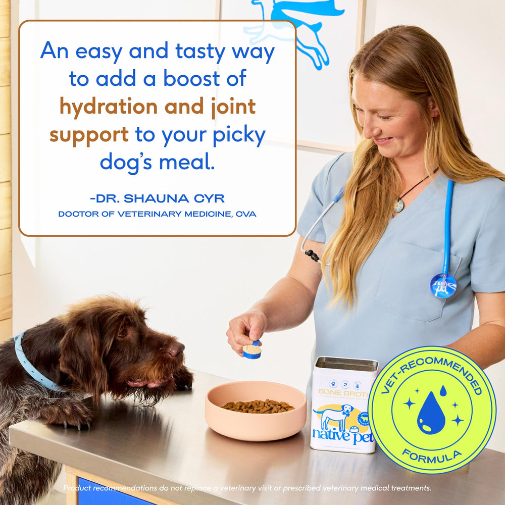 Native Pet bone broth suitable for puppies to seniors