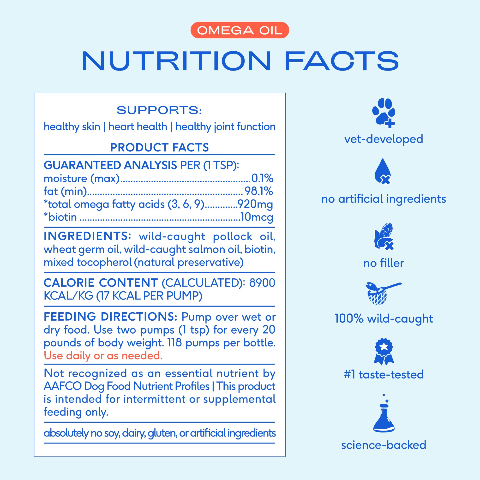 Native Pet dog meal mix in kibble after adding salmon oil.