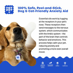 NATPAT Pet Zen Patch packaging highlights natural ingredients.