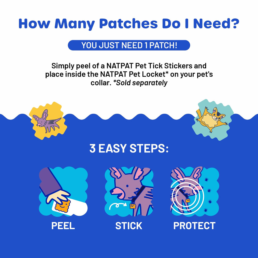 NATPAT travel pouch with patches for on-the-go protection