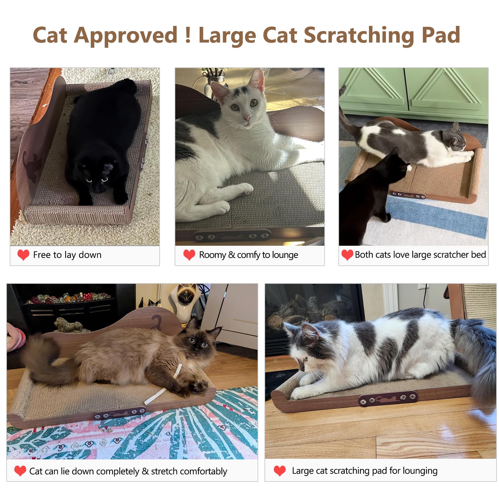 NATUYA dual-function-cat-furniture-scratcher-bed showcasing combined use.