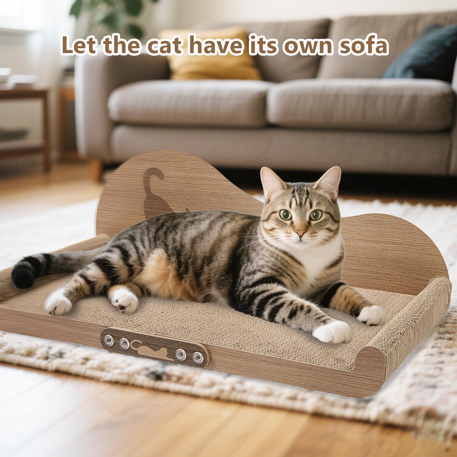 NATUYA indoor-cat-relaxation-zone stylish lounge for pets.