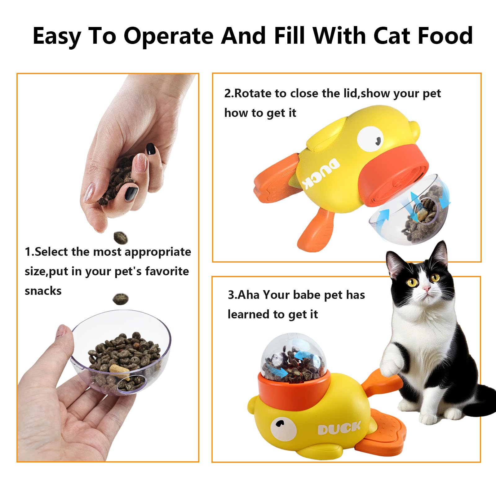 Customizable slots for kibble and treats on the Naturael dispenser