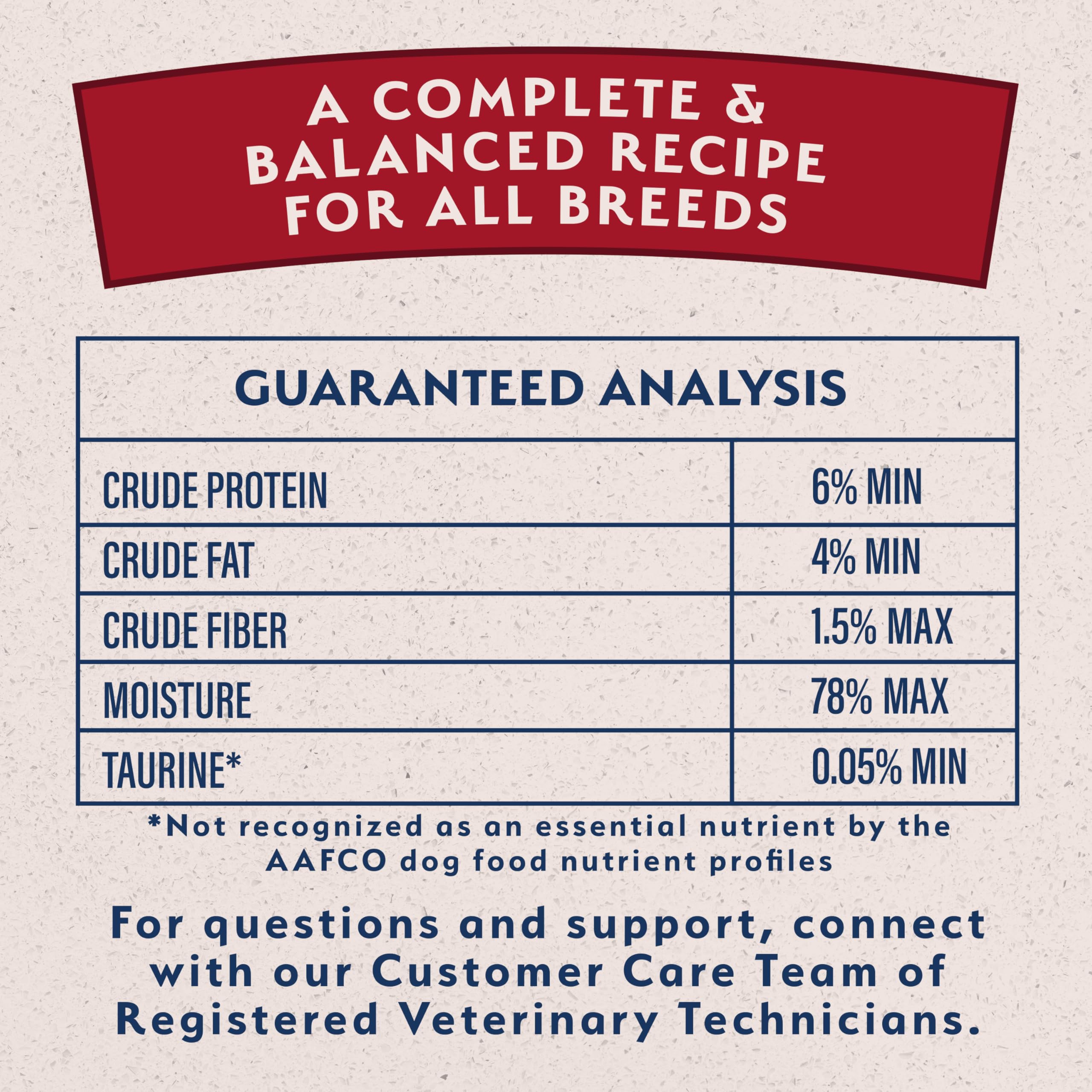 Natural Balance bison-sweet-potato wet dog food brand label and safety badge.