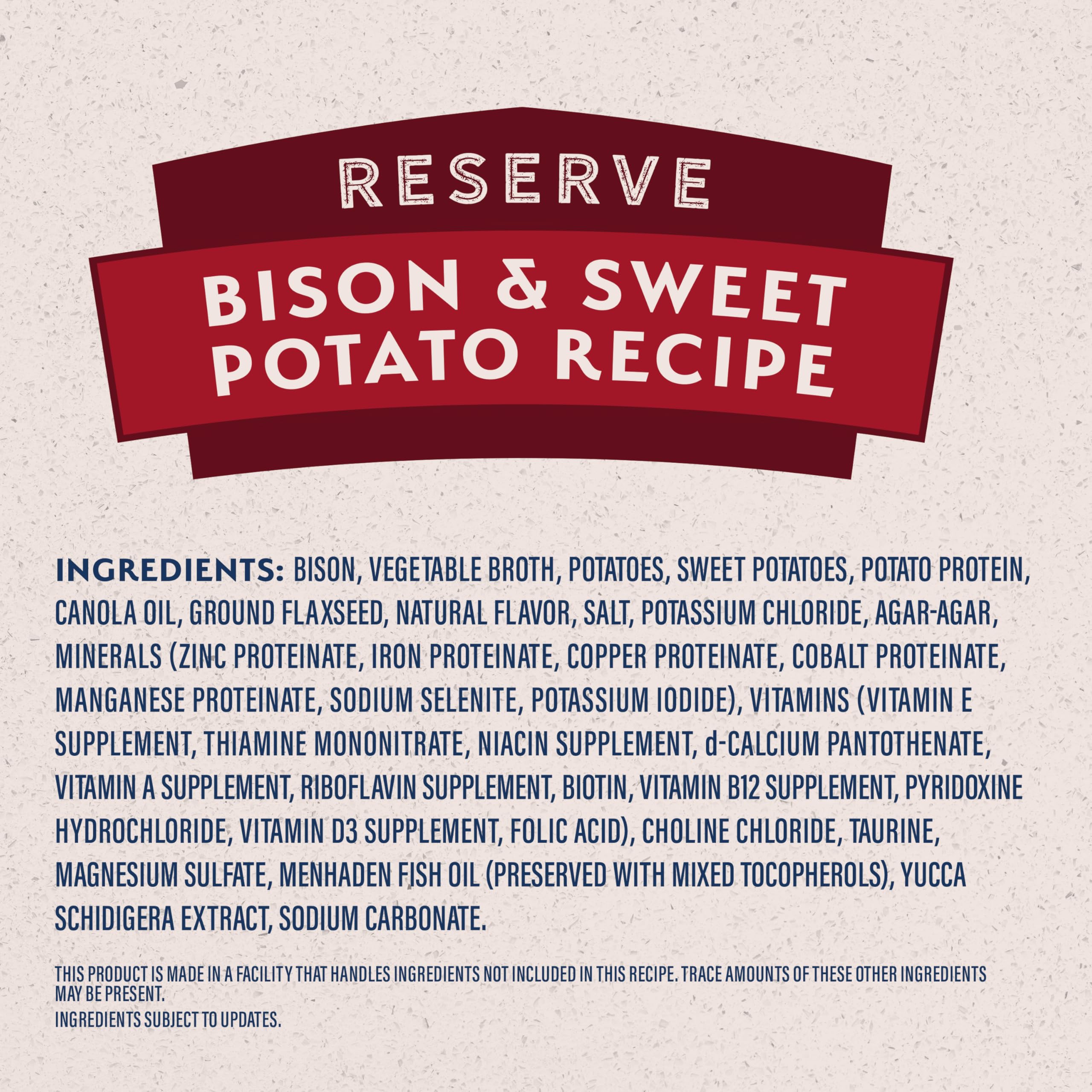 Natural Balance bison-sweet-potato wet dog food broth close-up aroma.