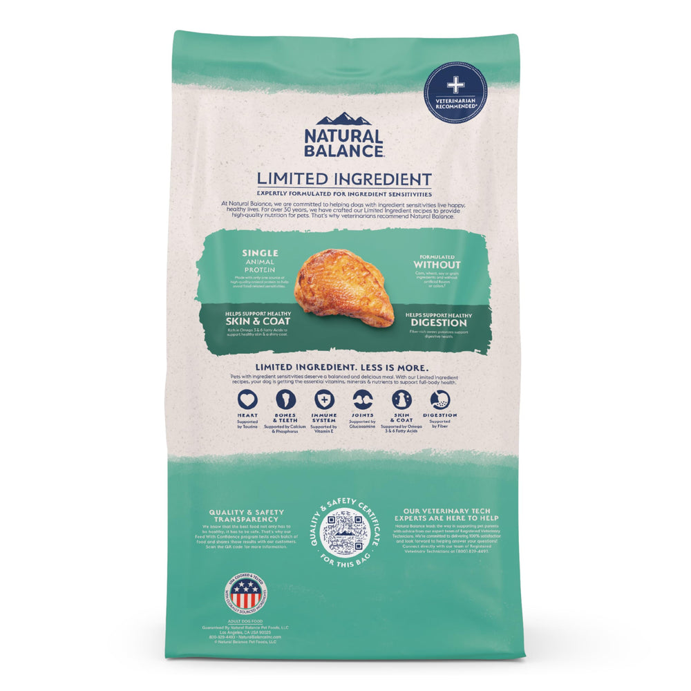 Natural Balance Feed with Confidence logo close-up signaling safety testing.