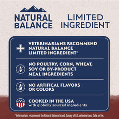 Natural Balance brown rice fiber supports digestive health